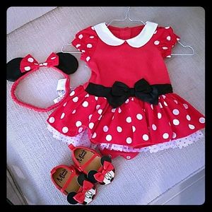 Disney infant minnie mouse costume 3-6 months